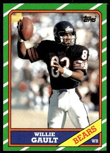 1986 NFL  Topps Willie Gault Chicago Bears #13