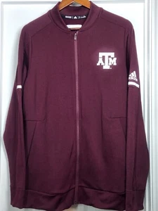 Adidas Full Zip Jacke XLT Texas A&M Aggies Climawarm Maroon NCAA XL Tall - Bild 1 von 8