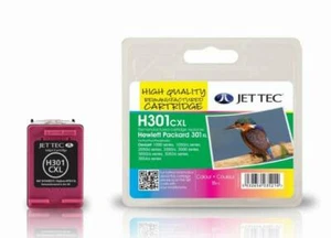 Cartucho de tinta de impresora a color Jettec remanufacturado H301XL para reemplazar HP301XL - Imagen 1 de 1