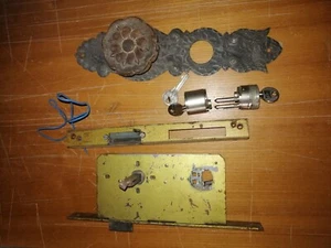 Haustürschloß mit Beschlag, BKS Rundzylinder mit Schlüssel und el. Türöffner - Bild 1 von 4