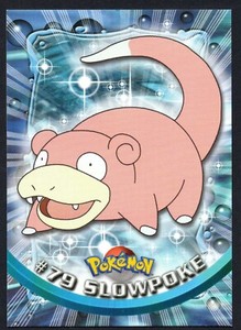 SLOWPOKE CARD #79 POKEMON TRADING CARD COLLECTION TOPPS 1999-2000