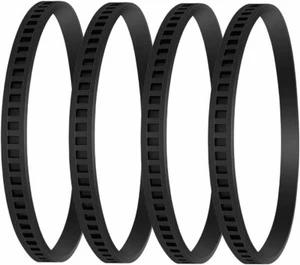 Confezione da 4 pneumatici in gomma per sega a nastro 650721-00 ricambio per Dewalt A02807 DCS374 DW... - Foto 1 di 3