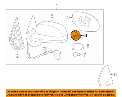 GM OEM-Mirror Motor 25808705 - Image 1 of 2