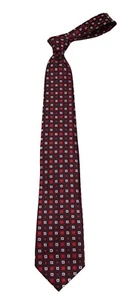 Corbata para niño - joven - joven - patrón borgoña para boda escolar formal - Imagen 1 de 1