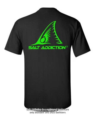 Salt Addiction Saltwater Fishing short sleeve t shirt permit flats ocean fish