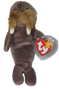 Ty Beanie Baby - JOLLY the Walrus (7 Inch) NEW MWMTs Plush Stuffed Animal Toy - Picture 1 of 12