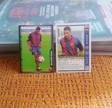 RICARDO QUARESMA FC BARCELONA 2003 2004 03 04 MUNDICROMO CARD LEAGUE CHIPS