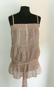 TOP CASACCA BLUSA Chemisier KOCCA Tg. L Colore moda in MISTO SETA - Foto 1 di 12
