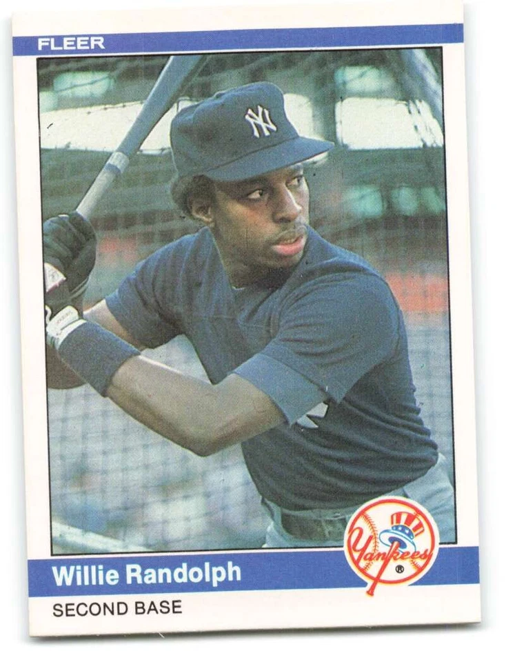 1984 Fleer MLB Baseball Trading Cards With Rookies 1-250 - Image 1 of 1