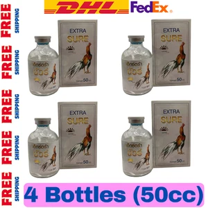 4x Extra Sure Chicken Premium Vitamin Healthy Strong Immunity Supplement 50 cc - Picture 1 of 9