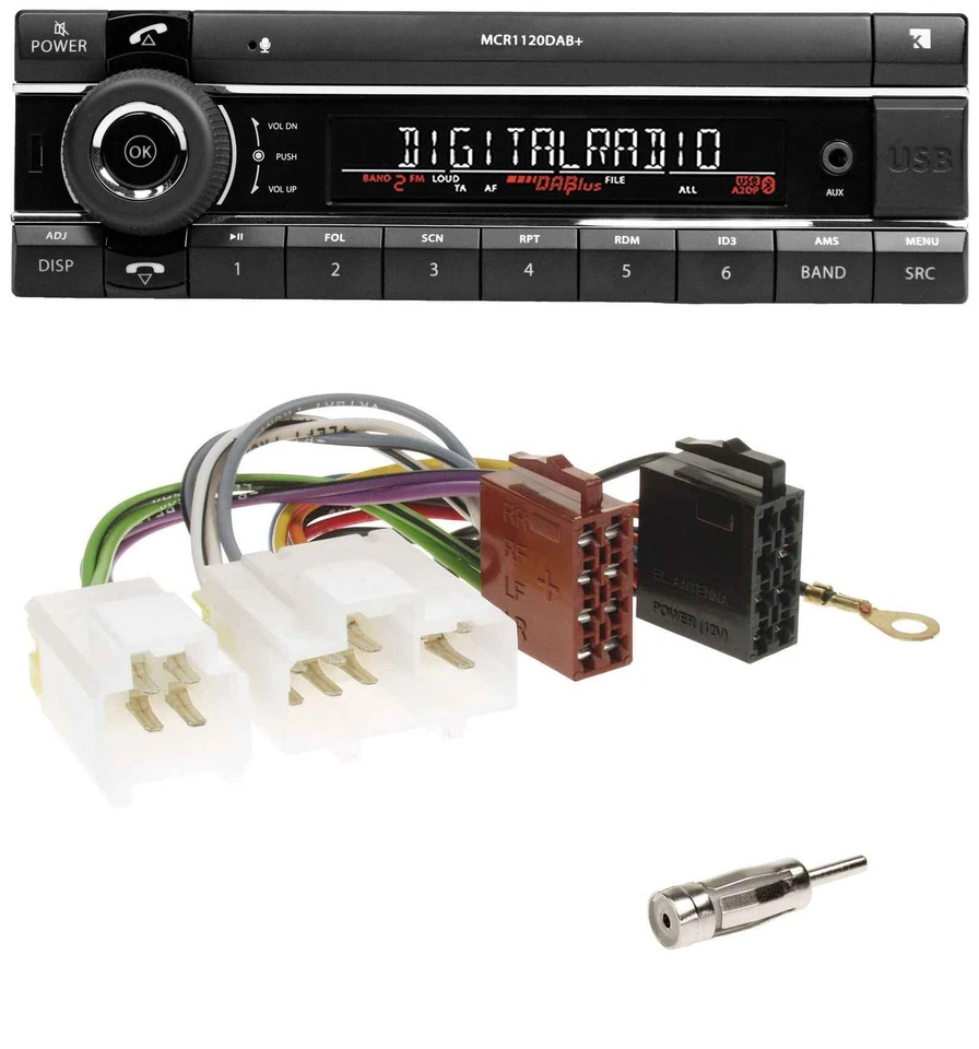 Kienzle Bluetooth MP3 USB DAB Autoradio für Nissan Almera N15 (1995-2000) - Bild 1 von 4