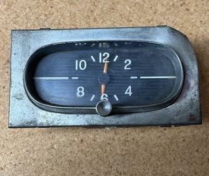 1958 CHEVY Impala Belair Original Dashboard Clock Untested - Foto 1 di 11