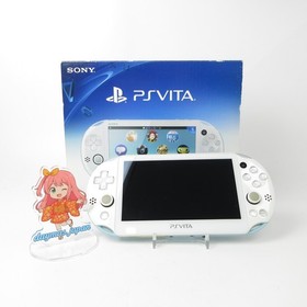 【Excellent】Sony PS Vita PCH-2000 Light Blue / White Wi-Fi Model Console #DEN0323