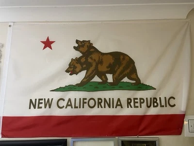 Fallout New Vegas New California Republic NCR Flag 150x90cm - Cheapest on eBay  - Image 1 of 4