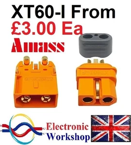 XT60I-F XT60I-PW Stecker Signal Pin Stecker Lipo RC Solar Hochstrom UK VERKÄUFER - Bild 1 von 7