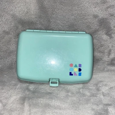 复古小号 Caboodles 塑料配件容器 绿色/绿松石色 — 第 1/4 张图片