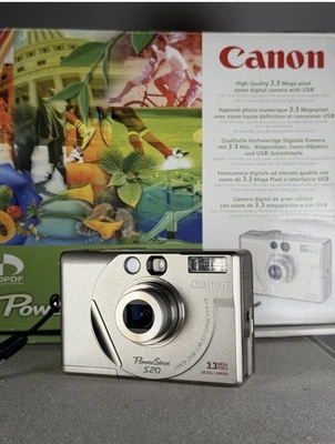 Canon PowerShot S20 Digital Camera, Boxed  - Tested - Image 1 of 4