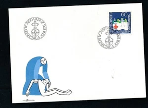 D455753 Liechtenstein FDC 30th Anniversary Red Cross - Picture 1 of 1
