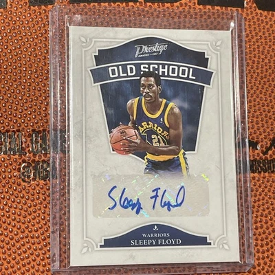 2022-23 Panini Chronicles Prestige Old School Autograph Sleepy Floyd AUTO - Image 1 of 2