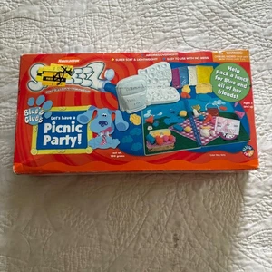 Juego de actividades de fiesta de picnic Skweez vintage Blue's Clues Nickelodeon - Imagen 1 de 10