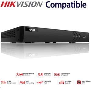 16CH NVR for PTZ IP Home Security Camera System AI Human Vehicle Detection NOHDD - Picture 1 of 5