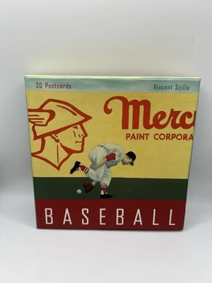 Juego completo de postales de béisbol vintage en caja de Vincent Scilla Foto 1 de 4