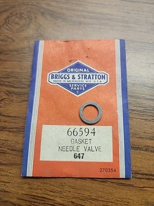 NOS 66594 Briggs and Stratton Needle Valve Gasket - Picture 1 of 1