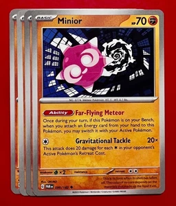4x Minior 099/182 Pokémon TCG Paradox Rift NM Playset Uncommon Lot - Picture 1 of 1