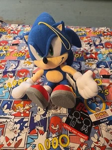 Sonic The Hedgehog 10"Plush Movable Arms & Legs - Picture 1 of 3