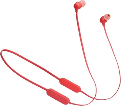 JBL TUNE125BT Bluetooth Wireless Earphones Coral, Mic Remote, Type-C, Multipoint - Image 1 of 4