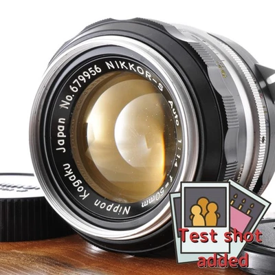 [ПОЧТИ КАК НОВЫЙ] Объектив Nikon NIKKOR-S Auto 50 мм f/1.4 Non-Ai MF из Японии - Изображение 1 из 4