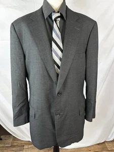 Paul Stuart Men Blazer Sport Coat VTG Sz 44 99%Wool/ 1% Cashmere Grey - Picture 1 of 8