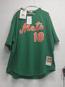 Mitchell & Ness New York Mets #18 Strawberry Batting Practice Mesh Jersey Gr. 3XL - Bild 1 von 7
