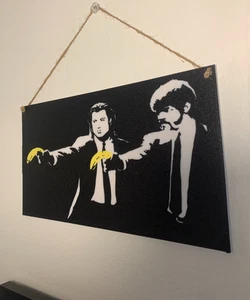 Letrero de pared colgante de pulpa de plátanos - Imagen 1 de 5