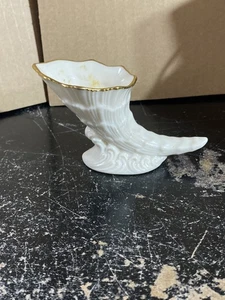 Lenox Füllhorn kleines Horn von Plenty 24 Gold, 2 1/2" hoch, 4" lang - Bild 1 von 2