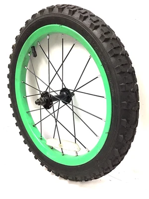 16" Bicycle Front Green Wheel with 1.95" Tire Mini-BMX Kids Bike #J6 - Image 1 of 3