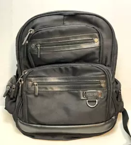 Kenneth Cole Reaction padded laptop backpack 18" x 15" bag 5704555 black - Picture 1 of 14