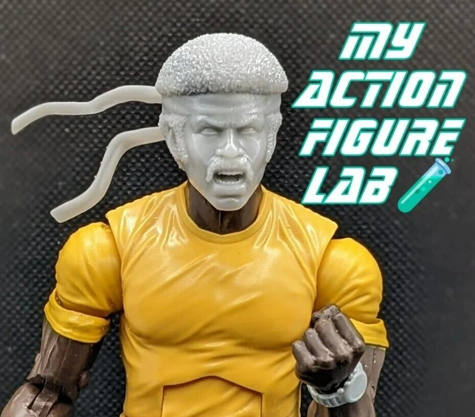 Black Dynamite 3D Printed Custom Head Sculpt Unpainted - Image 1 of 1