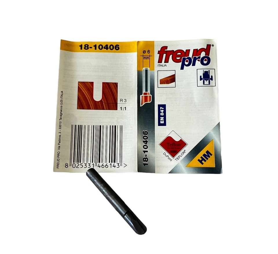 Fresa Freud Pro 18-10406 D. 6 Intagli Nuova Ricambi Fresatrice Legno Sconto 35% - Imagen 1 de 1