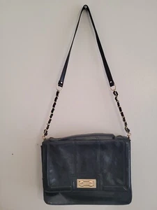 Vintage VICTOR ALFARO Faux Leather Black  Crossbody bag - Picture 1 of 14