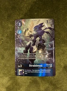 “Strabimon BT7-019” Digimon CCG Alt Art Foil The Next Adventure NM - Picture 1 of 2