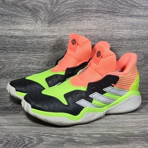 Adidas Harden Stepback Basketball Shoes Men Size 8 NO LACES Yellow Orange EF9890 - Picture 1 of 17