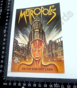 Metropolis POST CARD (MARIA 1s Poster ART) Brigitte Helm Fritz Lang Sci Fi 1927,