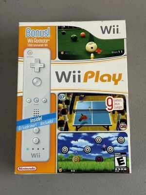 Wii Play (Nintendo Wii, 2007) Game Bundle with Wii Remote Controller NEW In Box - Image 1 of 4