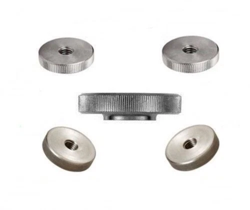 Rändelmuttern flacheForm DIN 467 M2,5 M3 M4 M5 M6 M8 M10 Edelstahl Rändelmutter  - Bild 1 von 1