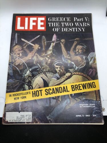 Life Magazine Greece Part V: The Two Wars of Destiny April 5 1963