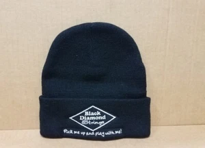 Black Diamond Music Guitar Strings Black Beanie "Pick Me up and Play with me" - Picture 1 of 5