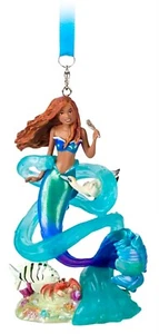 2024 DISNEY ARIEL LA SIRENITA ACCIÓN EN VIVO CUADERNO DE BOCETOS ORNAMENTO - Imagen 1 de 7