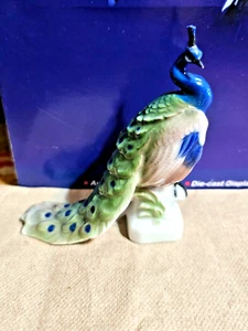 RARE Rosenthal German Mid Century Porcelain Peacock Small Figurine #182 - 1926 - Picture 1 of 10