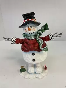 Weihnachten Schneemann animiertes Musical Windup Dekoration 9"" spielt Musik - Bild 1 von 7